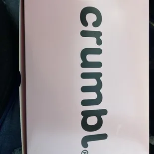 The pretty pink box. So cute.