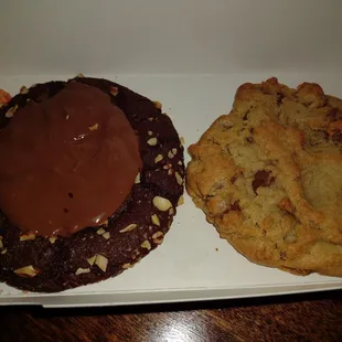 two cookies in a box