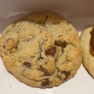 two cookies in a box