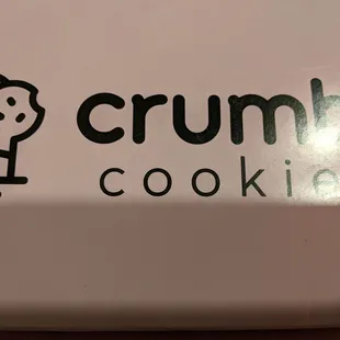 a close up of a cookie box