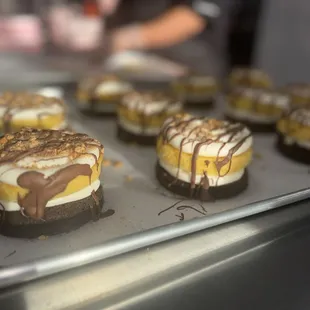The SMORES COOKIES WERE INSANE!