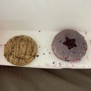 Reese&apos;s peanut butter cookie and Olivia Rodrigo specialty cookie