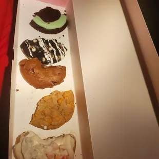 Variety of cookies