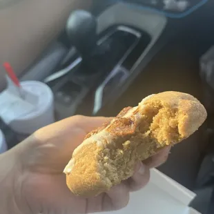 not even cooked all the way.
