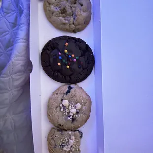 a box of cookies