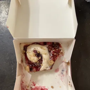 Cherry cobbler cookie