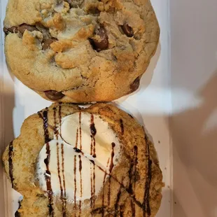 Chocolate chip and smore not eaten yet