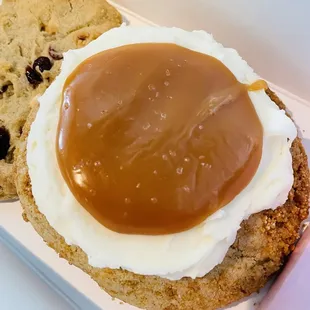 Salted Caramel Cheesecake - caramel was still very soft next day. :)