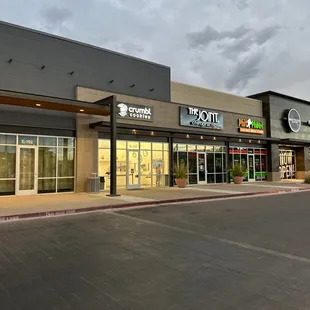 the outside of the store