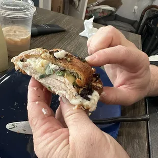 Turkey and cheese croissant