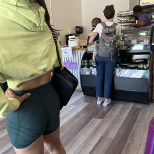 The restaurant cafe patrons