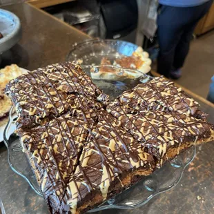 Peanut butter chocolate brownie