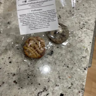 Fluffernutter, CinnamonRoll Cookie, Cookies &amp; Cream'ers