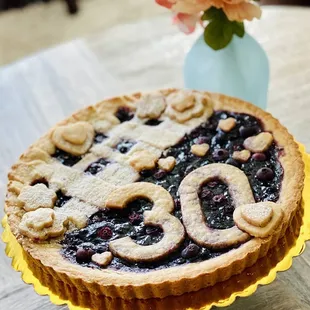 Custom Order: Blueberry Tart