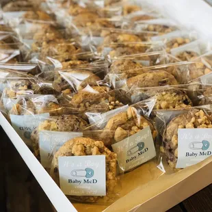 a display of cookies