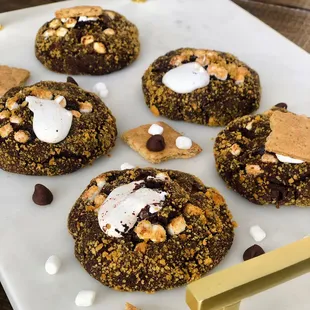 Chocolate STUFFED S'mores