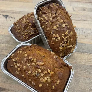 Pumpkin loaves