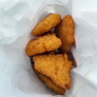 Fried mac and cheese bites