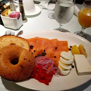 Bagel &amp; lox $11.95