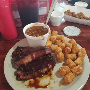 Dry rub smoked ribs!