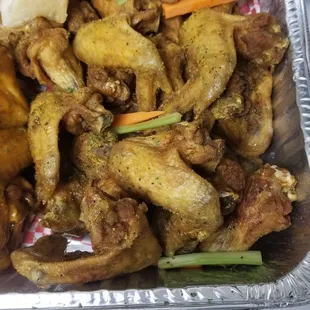 Lemon pepper whole wings