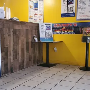 the inside of the restaurant
