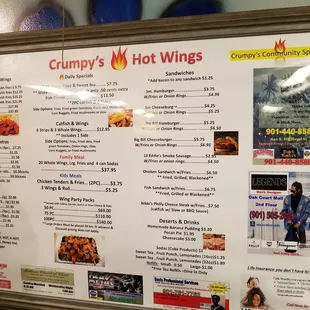 There menu prices have changed.  It's about a dollar difference on all items on the previous menu posted.