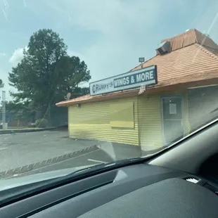 the front of a restaurant