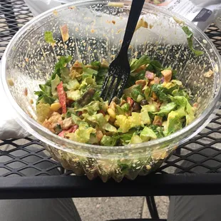 Southwest salad with spicy ranch. Put it in your gullet.