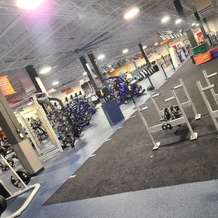 Nice gym.