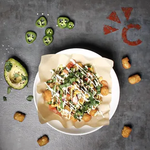 nachos, food