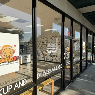 Store front from north to south.