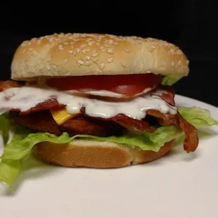 a bacon and lettuce sandwich