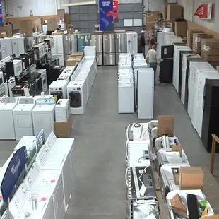 We have a large inventory at  Warehouse prices including Scratch &amp; Dent GE appliances.