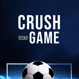 a soccer ball in front of a goal
