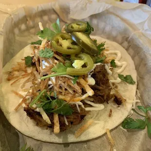 Slow Cooked Braised Pork Tacos