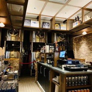 View from the bar.  Indoor seating only and place is not that large.