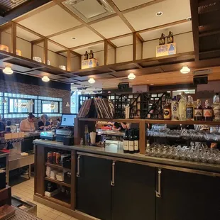 At the bar