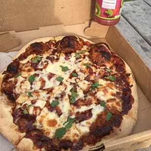 a pizza in a box