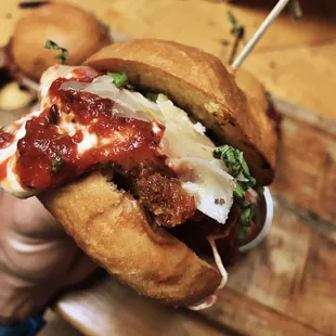 Chicken Parmesan Sliders