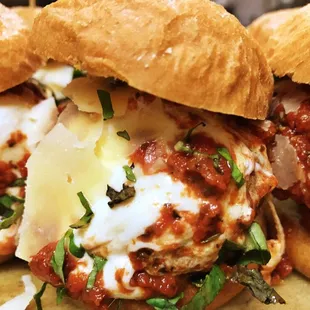 Meatball Parm Sliders