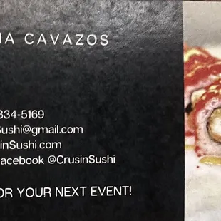Business Card information