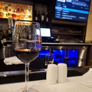 Glass of Murphys Pinot Noir