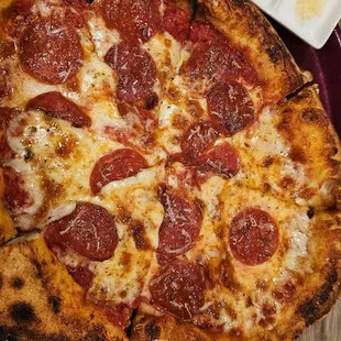 Wood oven pepperoni