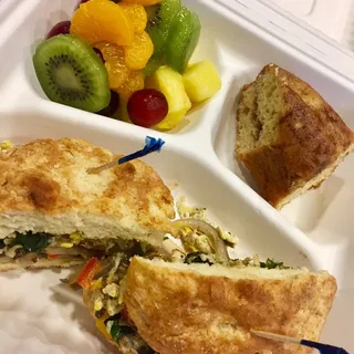 Veggie Scramble Breakfast Sandwich