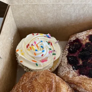 a variety of pastries