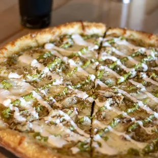 Chile Verde Pizza (Special of the Month)