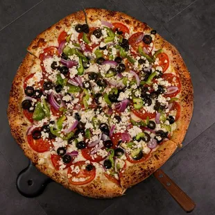 pizza, food