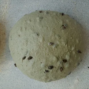 Sourdough with purple barley and matcha