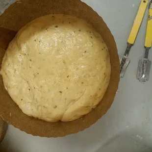 Sourdough olive oil brioche with fresh rosemary